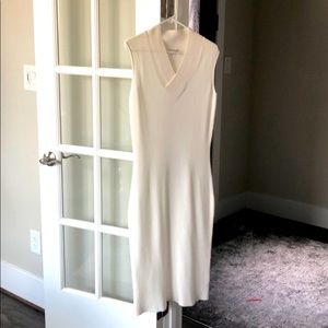 Sleeveless sweater dress